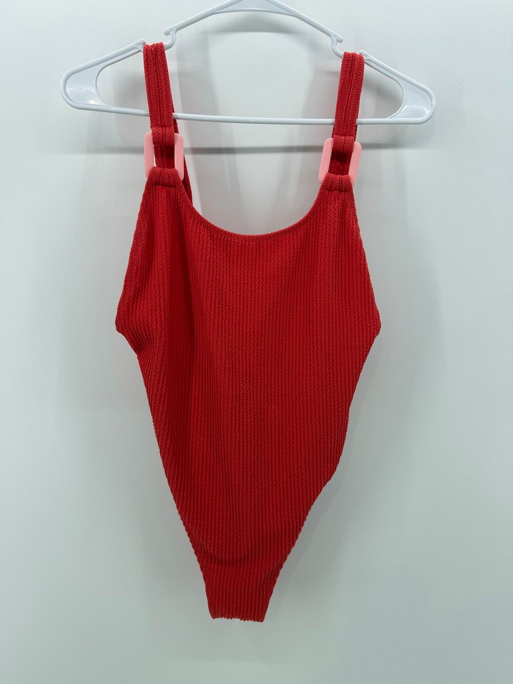 Aerie Crinkle Birthday Scoop Cheekiest One Piece Swimsuit - size M